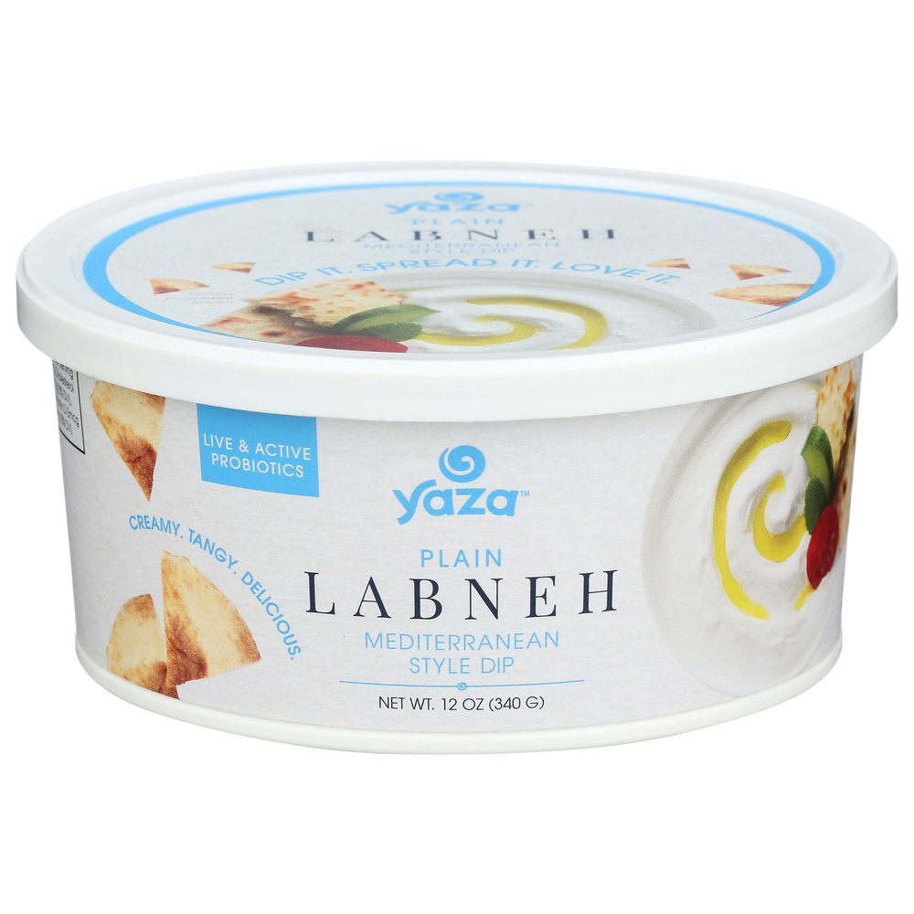 Yaza Plain Labneh Dip, 12 Ounce -- 6 Per Case