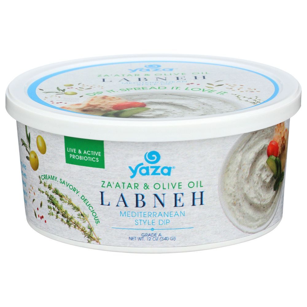 Yaza Zaatar And Olive Oil Labneh Dip, 12 Ounce -- 6 Per Case