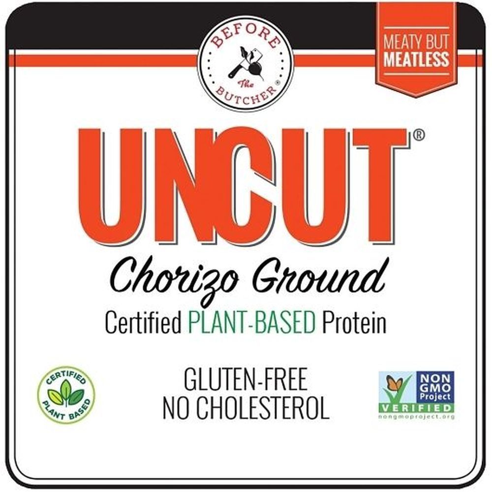 Uncut Plant Based Ground Chorizo, 14 Ounce -- 12 Per Case