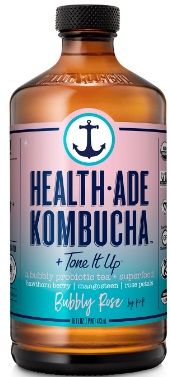 Health-ade Bubbly Rose Kombucha, 16 Ounce -- 12 Per Case