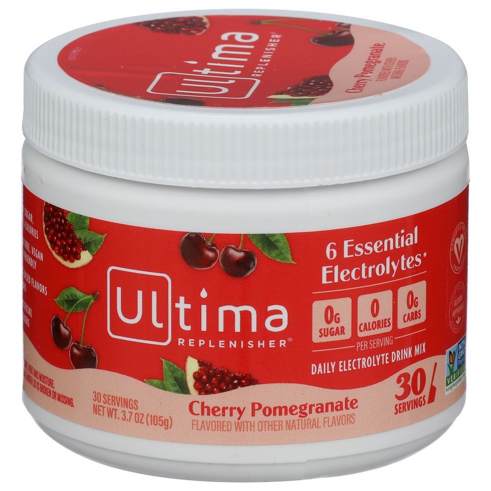 Ultima Replenisher Cherry Pomegranate Electrolyte Powder, 3.7 Ounce