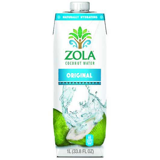 Zola Coconut Water, 33.8 Fluid Ounce Bottle -- 12 Per Case