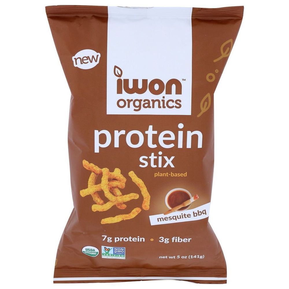 Iwon Organics Protein Mesquite Bbq Stick, 5 Ounce -- 12 Per Case