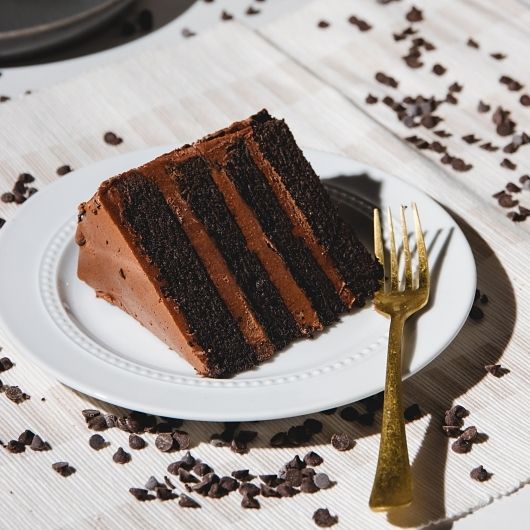 Carlos 8 Inch Premium Chocolate Fudge Cake, 2 Count -- 2 Per Case
