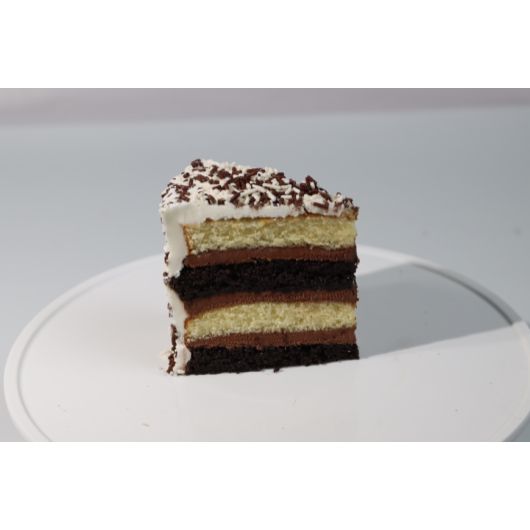 Carlos 8 Inch Black And White Cake Slice, 12 Count -- 12 Per Case