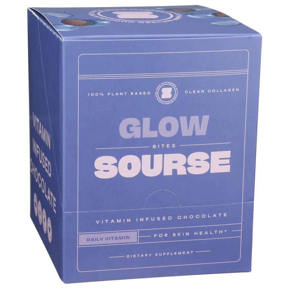 Sourse Vitamin Infused Chocolate Glow Bites, 2.2 Ounce -- 6 Per Case