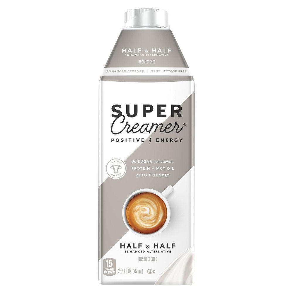 Kitu Half And Half Super Creamer With Protein Plus Mtc Oil, 25.4 Fluid Ounce -- 6 Per Case