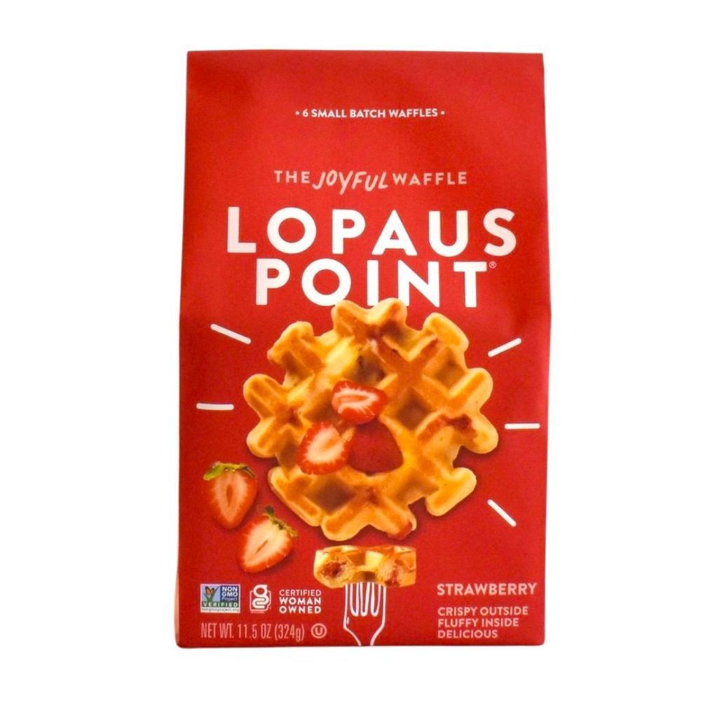 Lopaus Point Strawberry Waffle, 11.5 Ounce -- 6 Per Case
