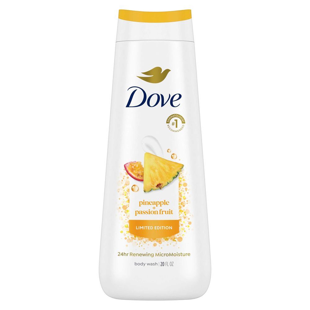 Dove Pineapple And Passionfruit Body Wash, 20 Ounce -- 4 Per Case