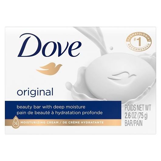 Dove White Travel Size Bar Soap, 2.6 Ounce -- 36 Per Case