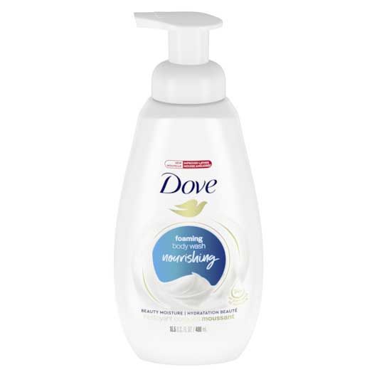 Dove Moisture Shower Foam Deep Body Wash, 13.5 Fluid Ounce -- 4 Per Case