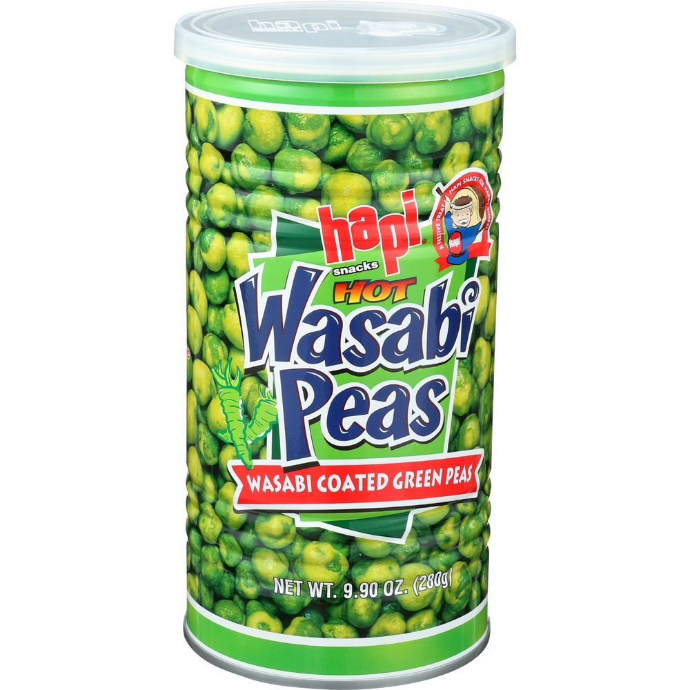 Hapi Hot Wasabi Green Peas, 9.9 Ounce -- 12 Per Case