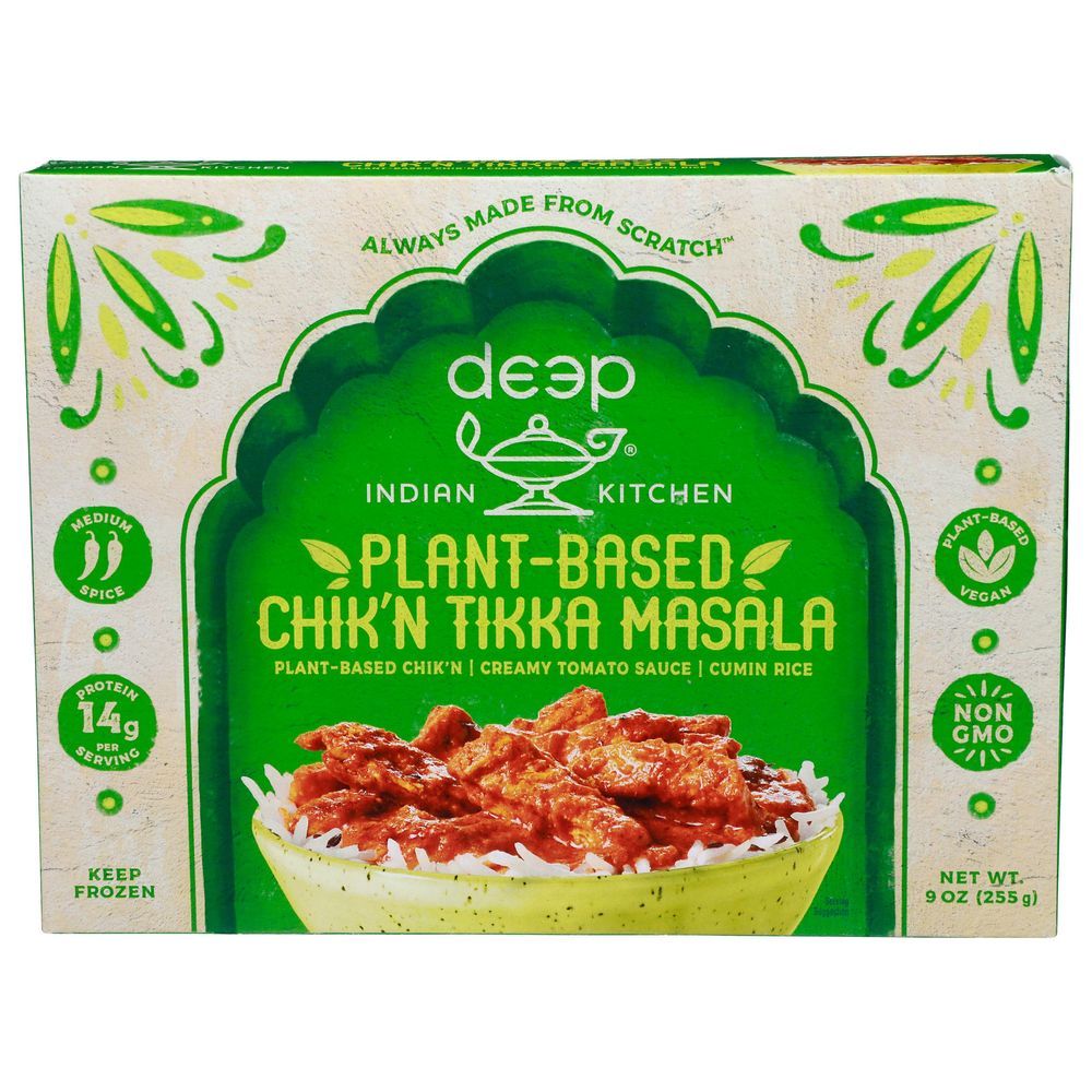Deep Plant Based Chikn Tikka Masala, 9 Ounce -- 12 Per Case