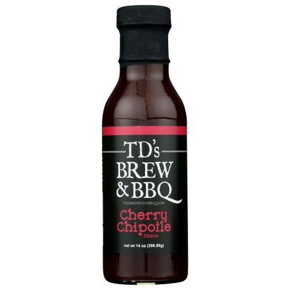 Td's Brew & Bbq Cherry Chipotle Bbq Sauce, 14 Ounce -- 12 Per Case