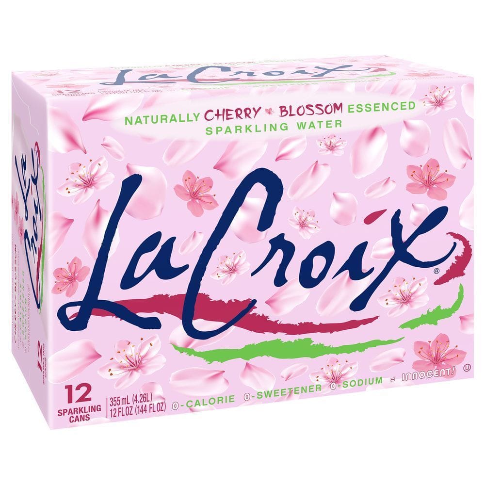 La Croix Cherry Blossom Sparkling Water, 12 Fluid Ounce -- 24 Per Case