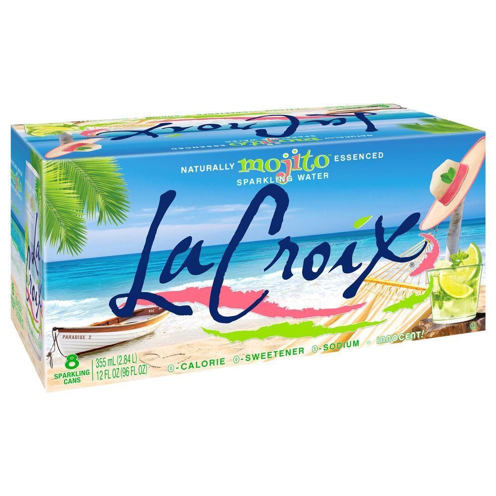 La Croix Mojito Essenced Sweetened Sparkling Water, 12 Fluid Ounce -- 24 Per Case