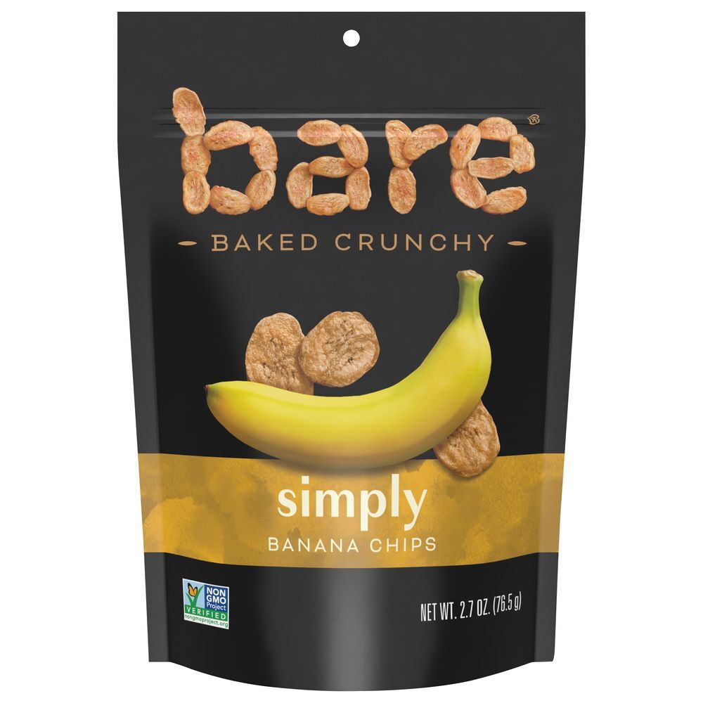 Bare Baked Crunchy Simply Banana Chips, 2.7 Ounce -- 12 Per Case