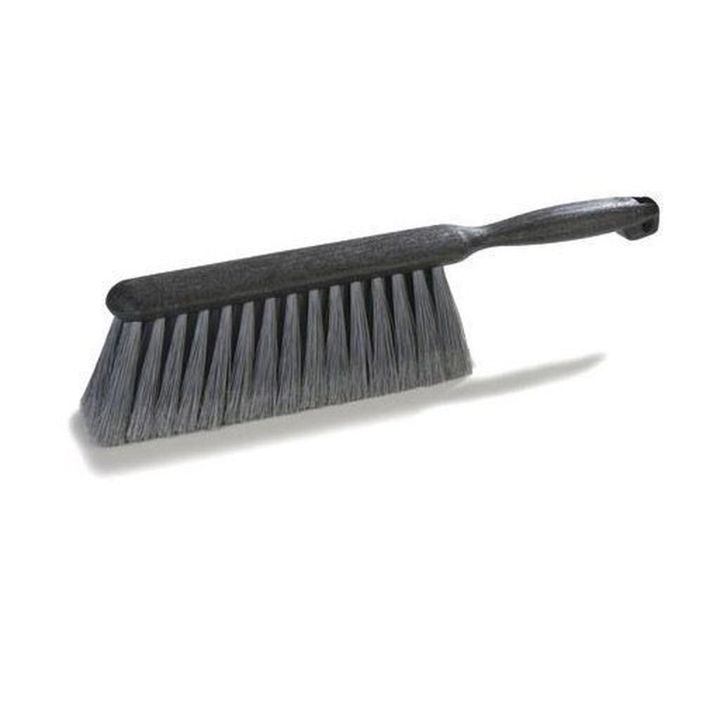 Carlisle 3621123 Flo-pac Gray Counter And Bench Brush With Flagged Polypropylene Bristles, 8 Inch Length