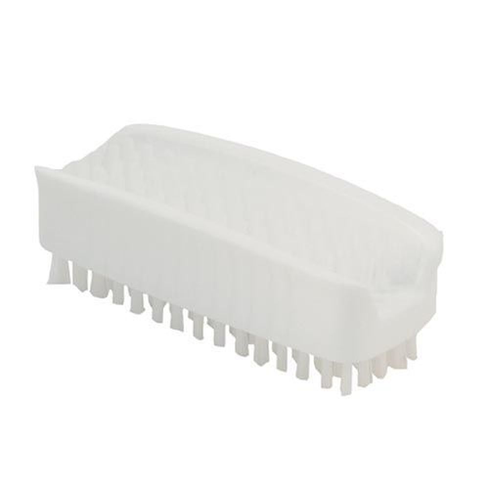 Carlisle 3623900 Sparta Plastic White Hand And Nail Brush With Polypropylene Bristles, 3.5 Inch Length