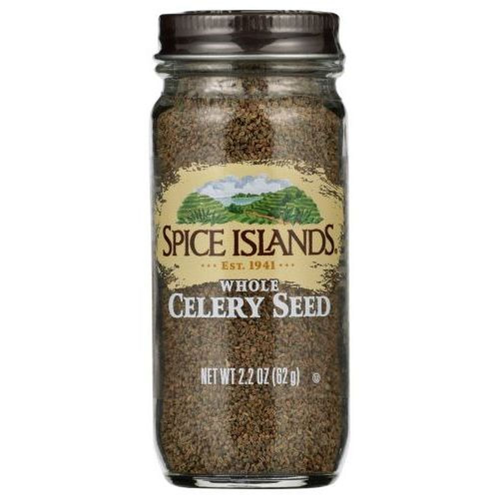 Spice Islands Whole Celery Seed, 2.2 Ounce -- 3 Per Case