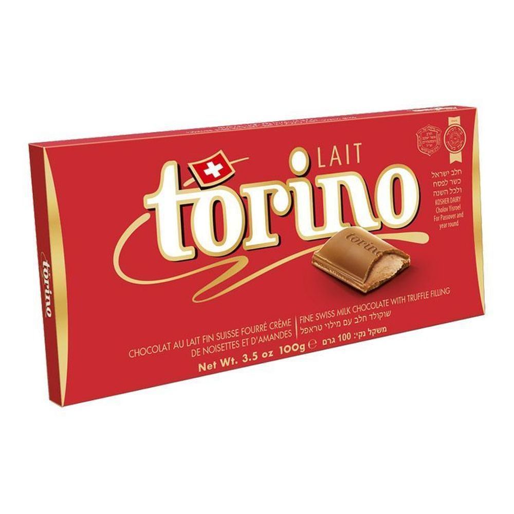 Torino Lait Filled Chocolate Bar, 3.5 Ounce -- 18 Per Case