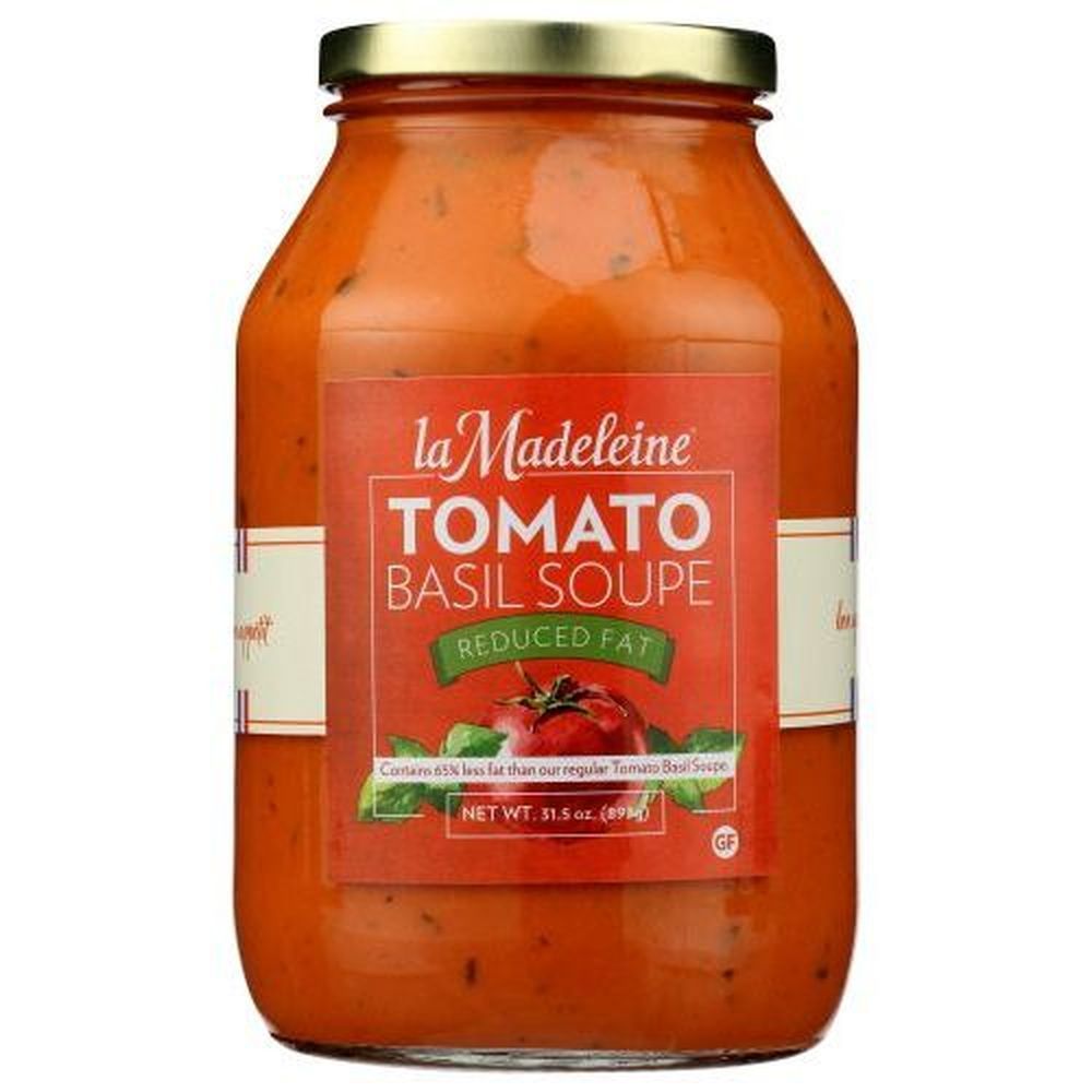 La Madeleine Reduced Fat Tomato Basil Soup, 31 Ounce -- 6 Per Case