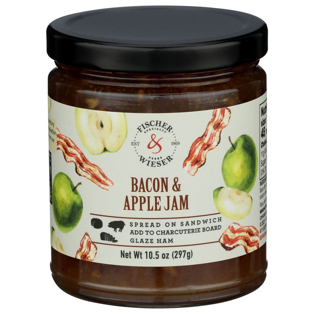 Fischer And Wieser Bacon And Apple Jam, 10.9 Ounce -- 6 Per Case