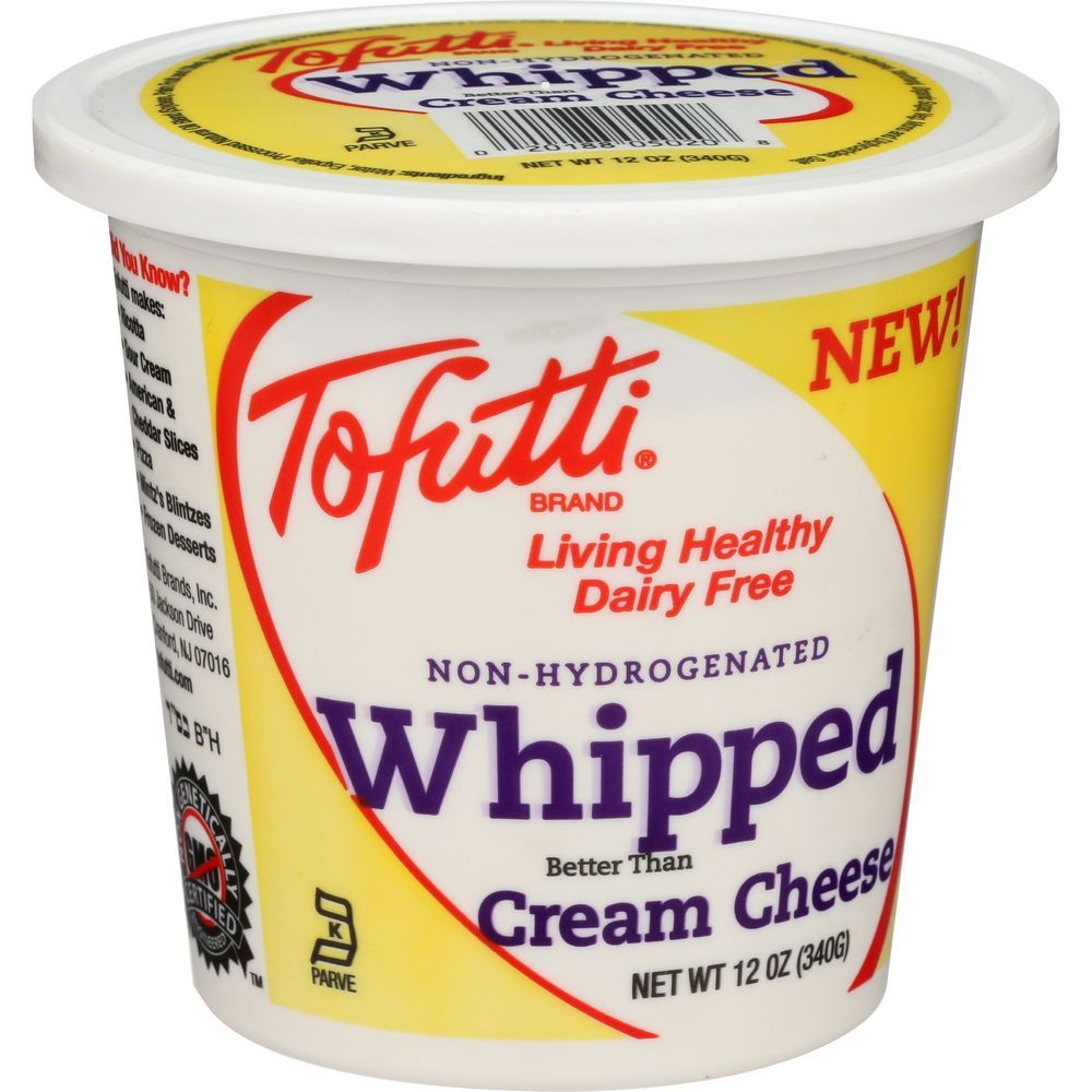 Tofutti Non Hydrogenated Whipped Better Than Cream Cheese, 12 Ounce -- 12 Per Case