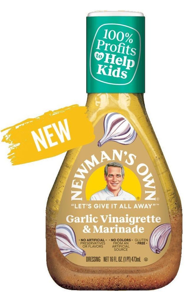 Newman's Own Garlic Vinaigrette And Marinade Dressing, 16 Ounce -- 6 Per Case