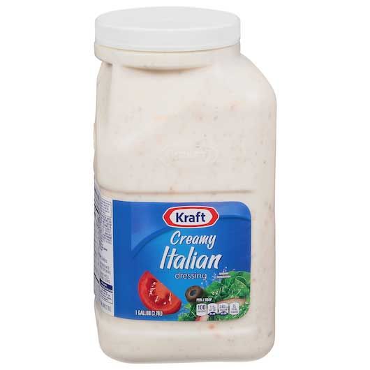 Kraft Creamy Italian Dressing, 1 Gallon -- 1 Each