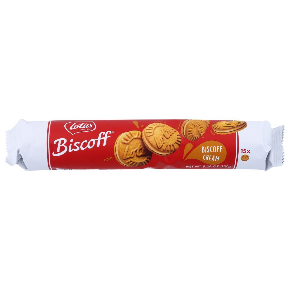 Biscoff Biscoff Cream Sandwich Cookie, 5.29 Ounce -- 9 Per Case
