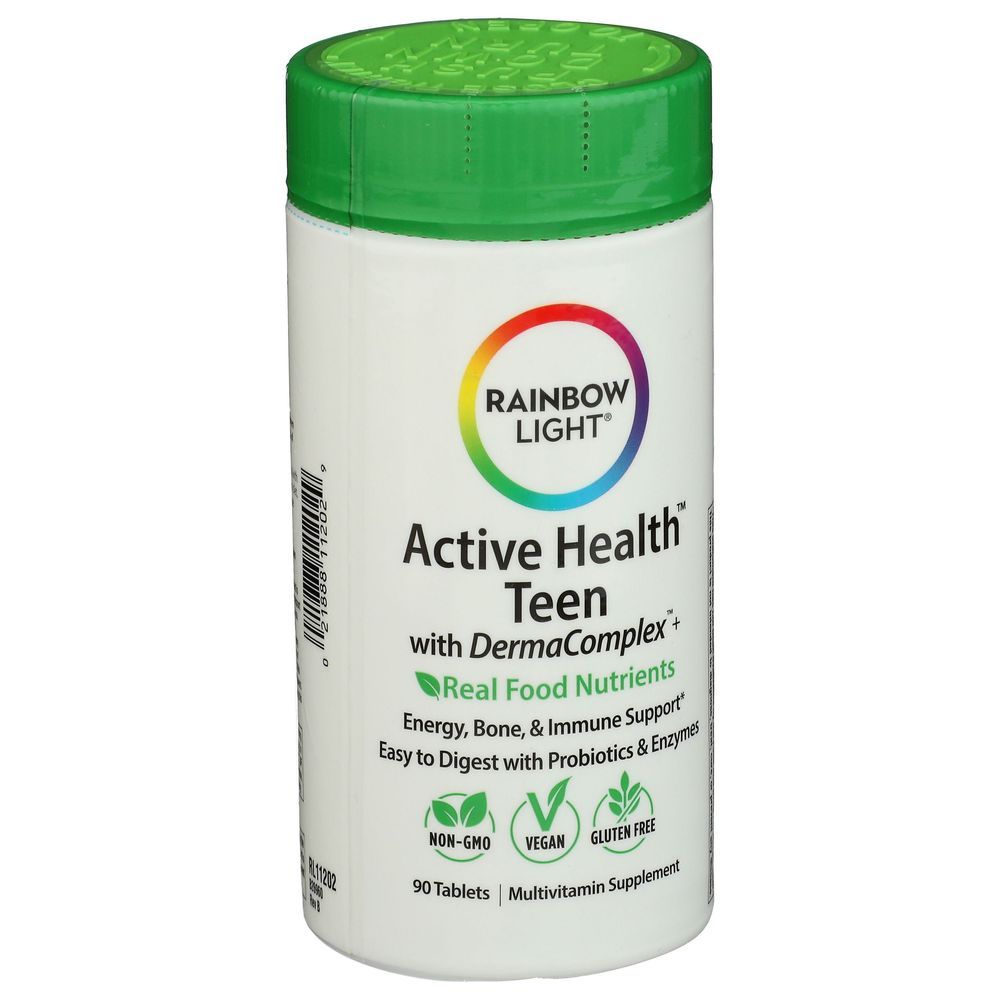 Rainbow Light Active Health Teen Multivitamin Supplement Tablet, 90 Count