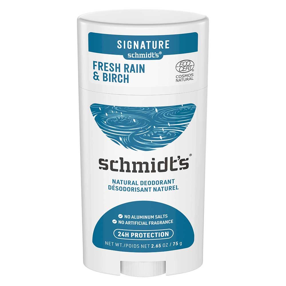 Schmidt's Fresh Rain Plus Birch Deodorant Stick, 2.65 Ounce -- 12 Per Case
