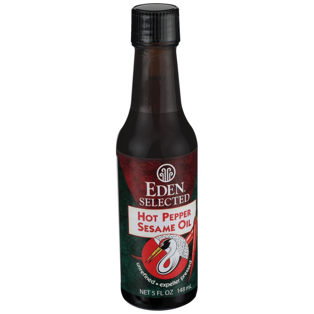 Eden Hot Pepper Sesame Oil, 5 Fluid Ounce -- 12 Per Case