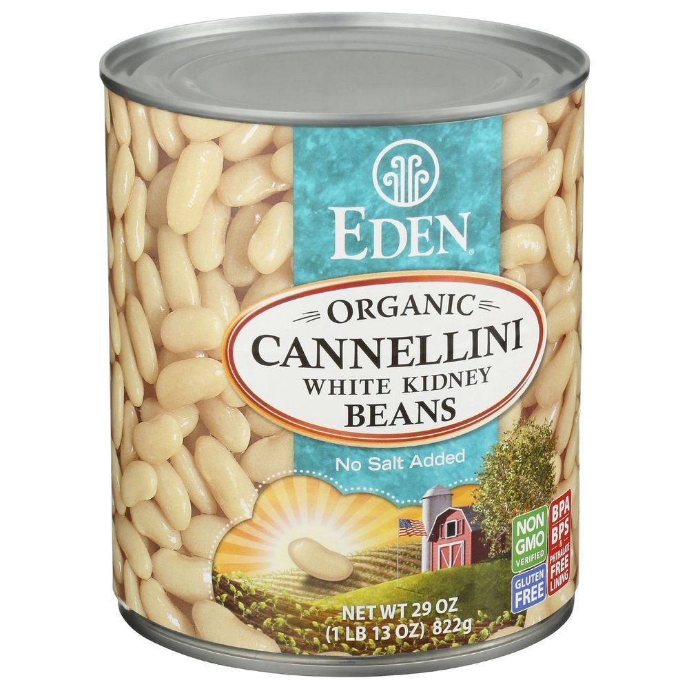 Eden Organic Cannellini White Kidney Beans, 29 Ounce -- 12 Per Case