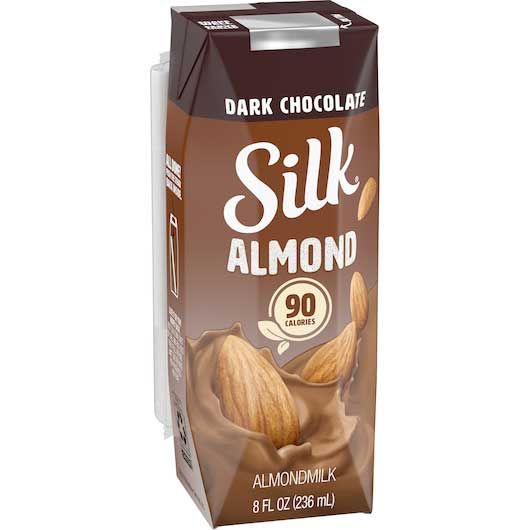 Silk Dark Chocolate Almond Milk, 8 Fluid Ounce -- 18 Per Case