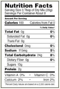 Calhoun Bend Mill Apple Crisp Mix, 8 Ounce -- 6 Per Case