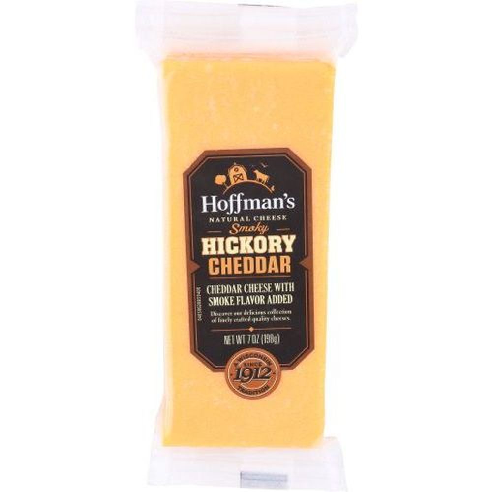 Hoffmans Smoky Hickory Cheddar Cheese, 7 Ounce -- 12 Per Case