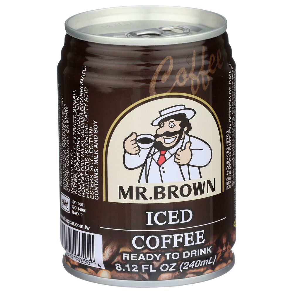 Mr. Brown Iced Coffee, 8.12 Fluid Ounce -- 24 Per Case