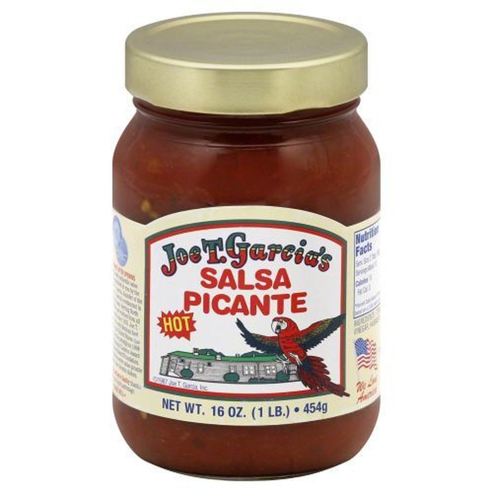 Joe T. Garcia's Hot Salsa Picante, 16 Ounce -- 12 Per Case
