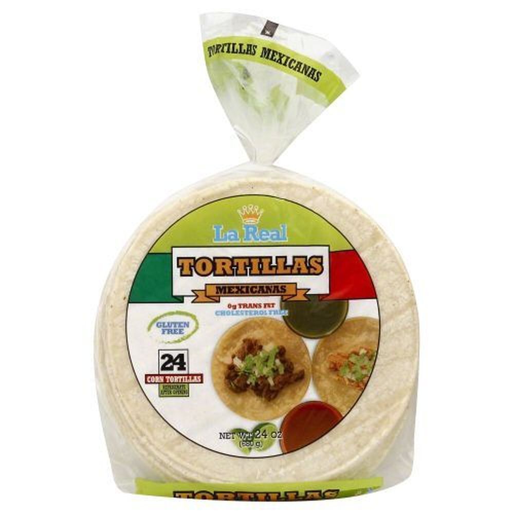 La Real Mexican Corn Tortillas, 24 Ounce -- 12 Per Case