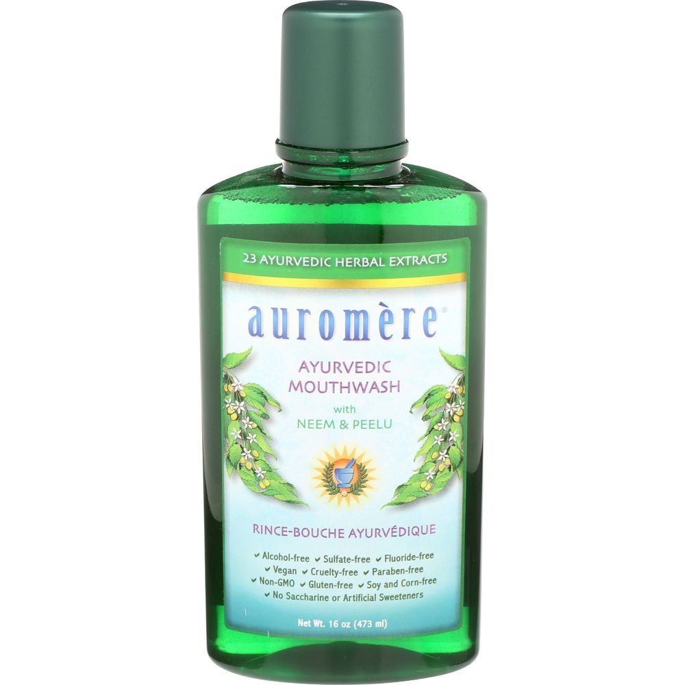 Auromere Ayurvedic Mouthwash, 16 Fluid Ounce -- 3 Per Case