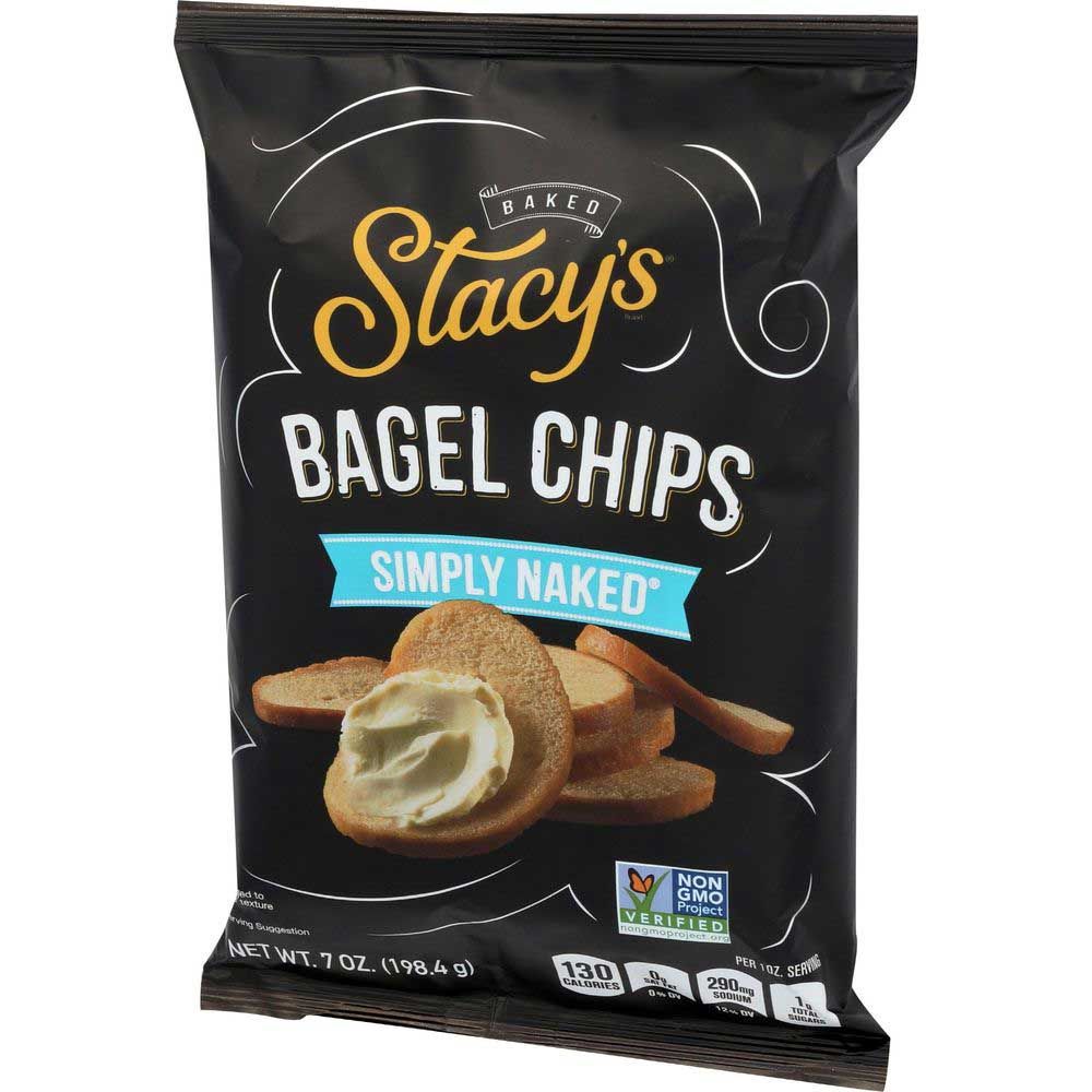Stacy's Simply Naked Bagel Chips, 7 Ounce -- 12 Per Case