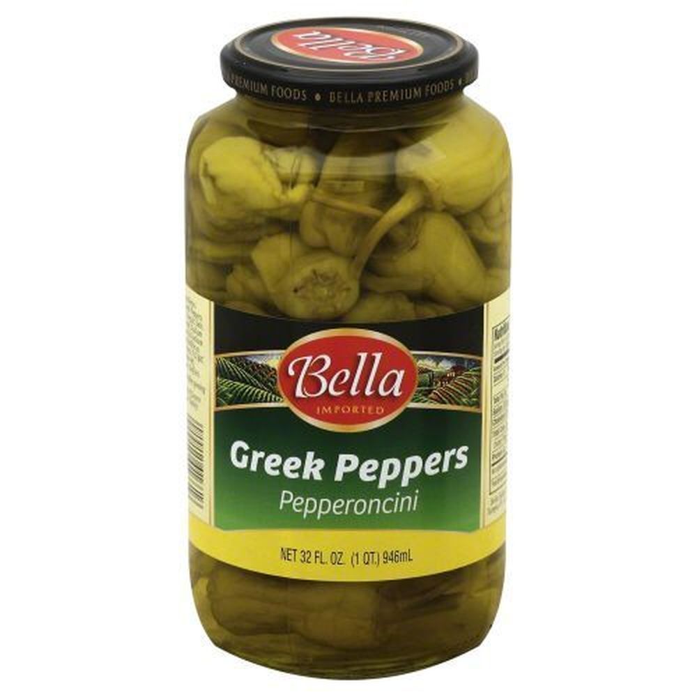 Bella Pepperoncini Greek Peppers, 32 Ounce -- 6 Per Case