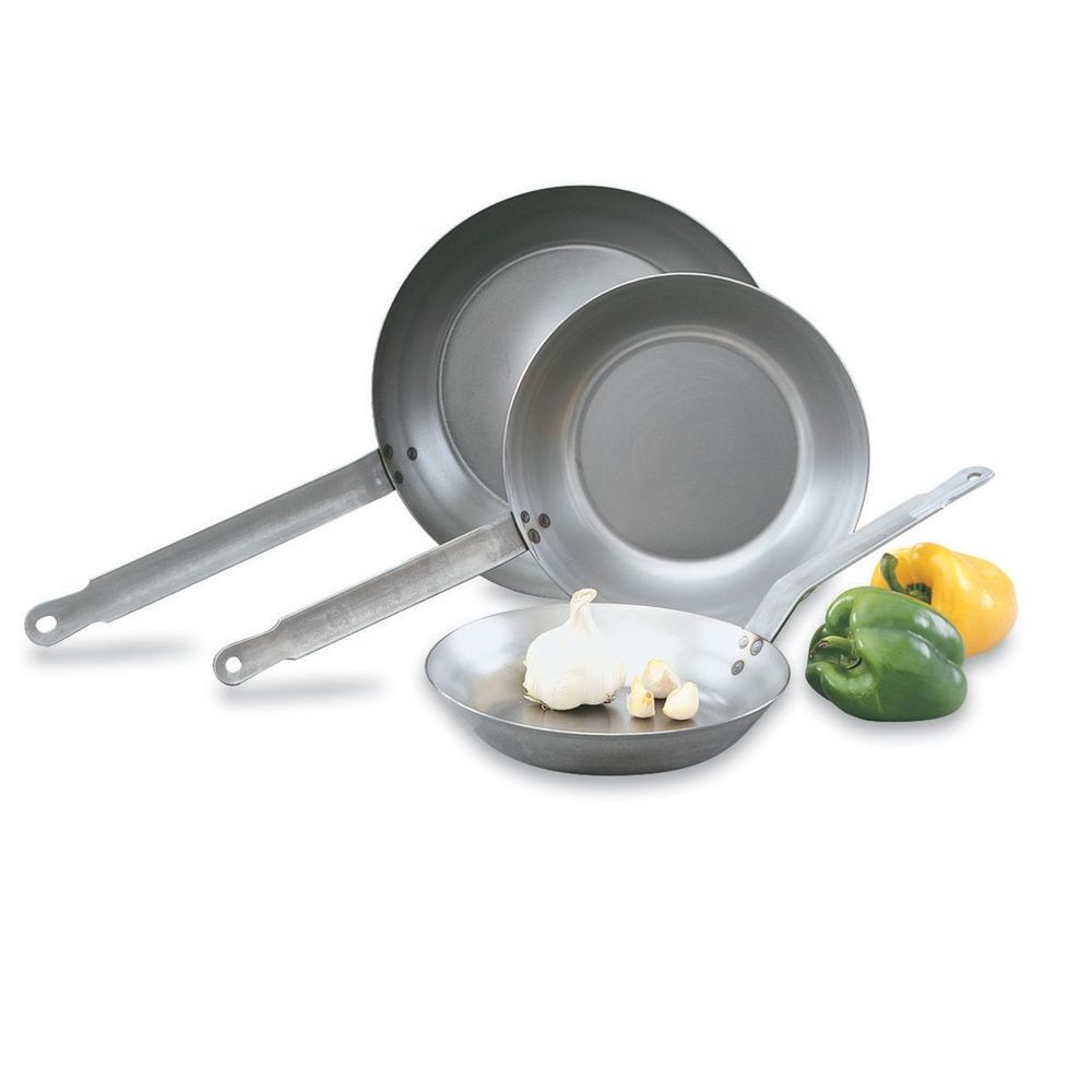 Vollrath 58930 Carbon Steel Fry Pan, 12.5 Inch