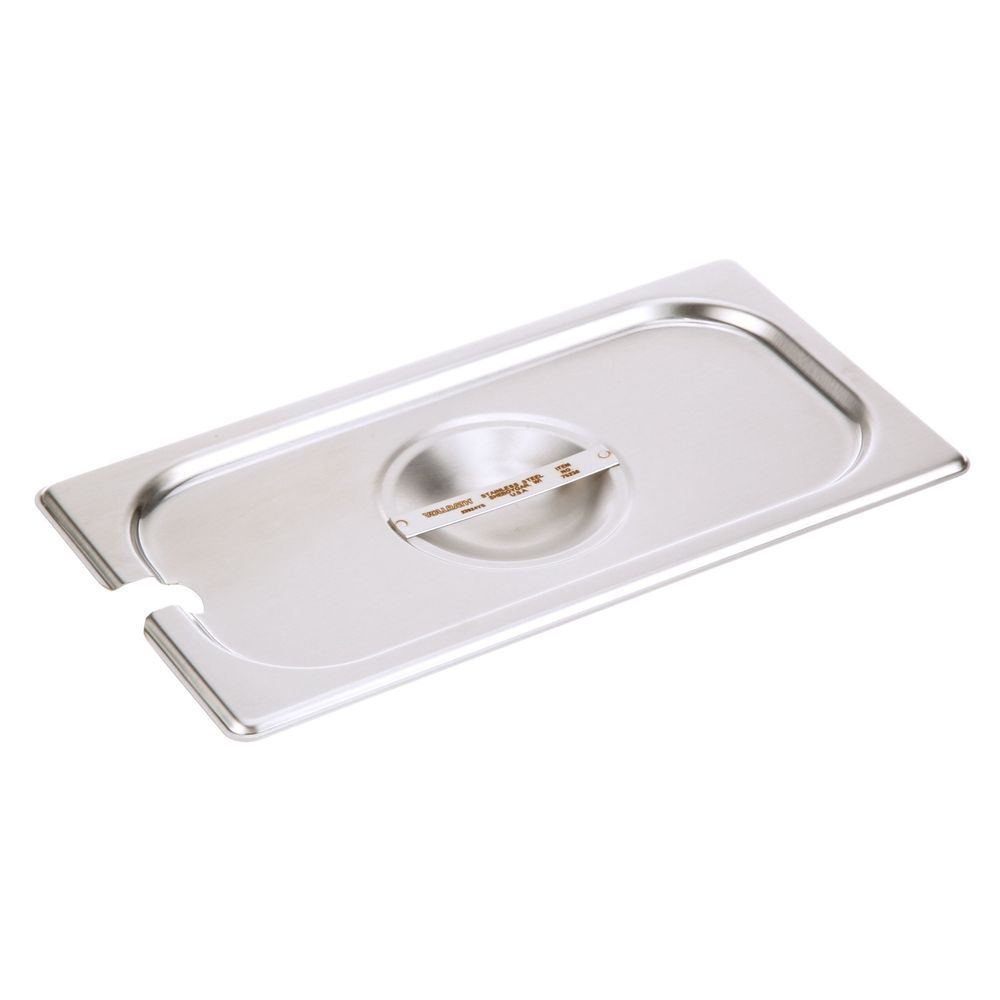 Vollrath 75230 Super Pan V Stainless Steel Third Size Slotted Cover, 12.796 X 6.93 X 1.003 Inch Overall