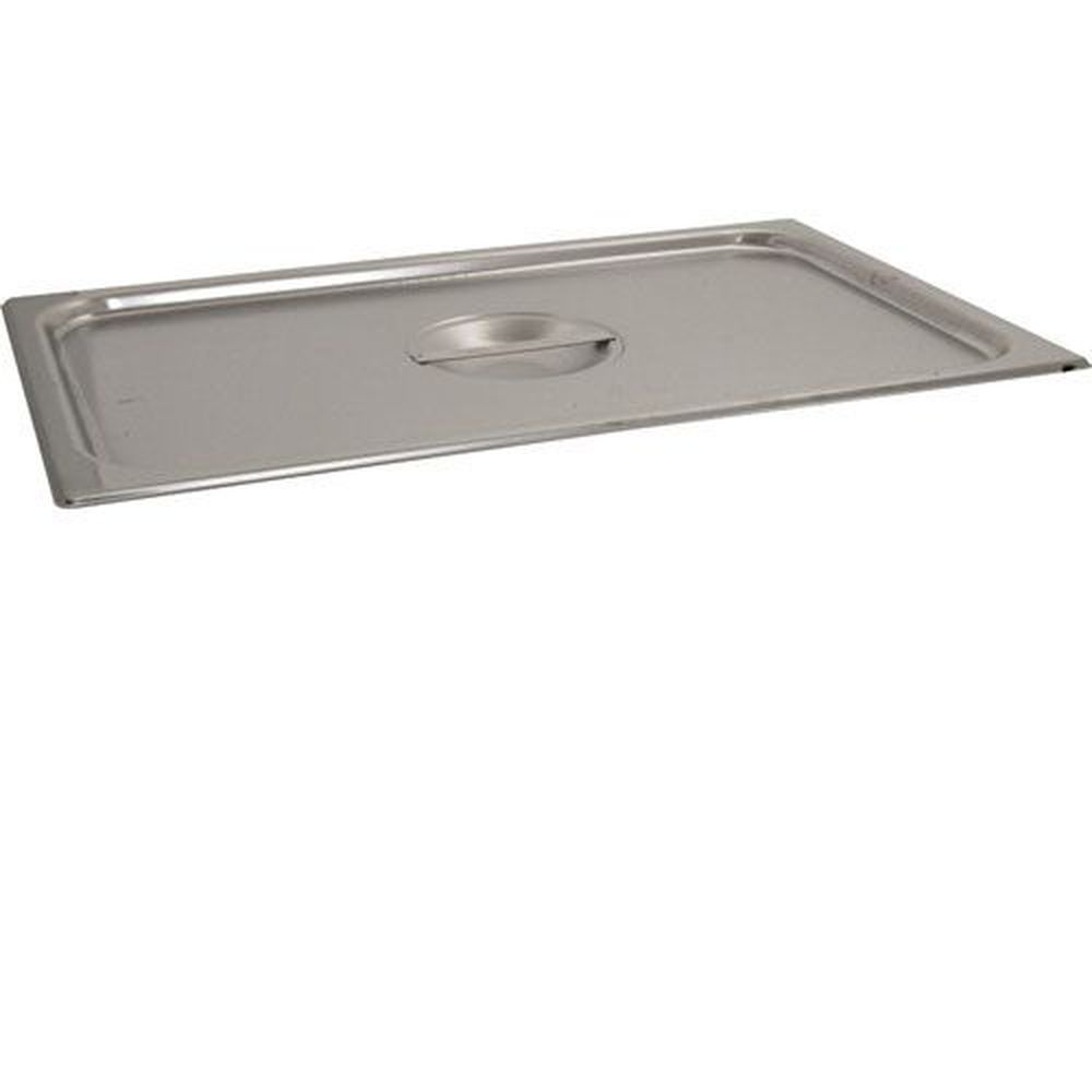 Vollrath 77250 Super Pan V Stainless Steel Full Size Solid Cover For Steam Pan, 12.89 X 20.96 X 1.187 Inch Overall