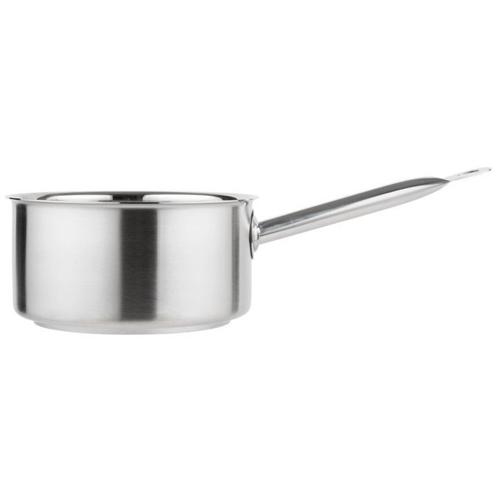 Vollrath Intrigue Stainless Steel Sauce Pans, Heavy-duty 18-8stainless Steel, Mirror Finish, Capacity 3 1/4 Qt.,gauge 18