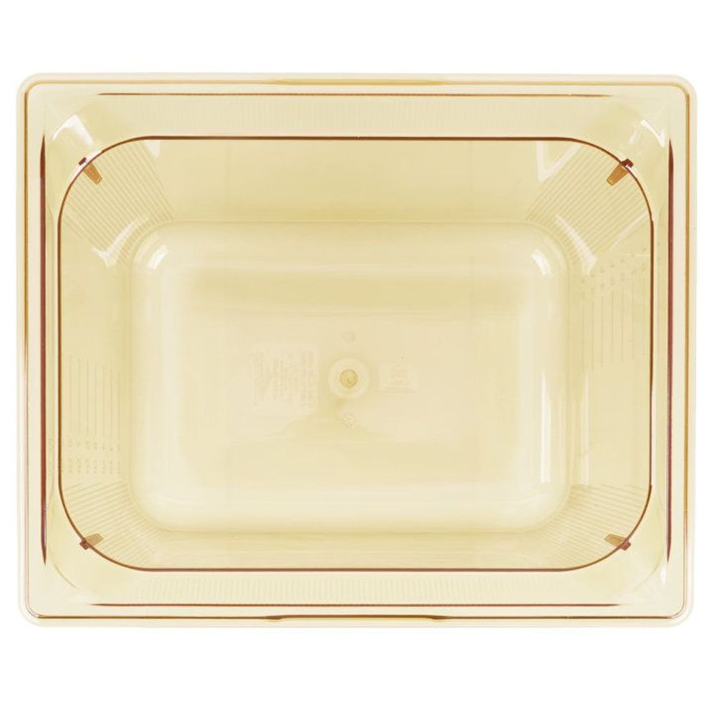 Vollrath 9028410 Super Pan High Temperature Plastic Amber Half Size Pan, 8 Inch Deep