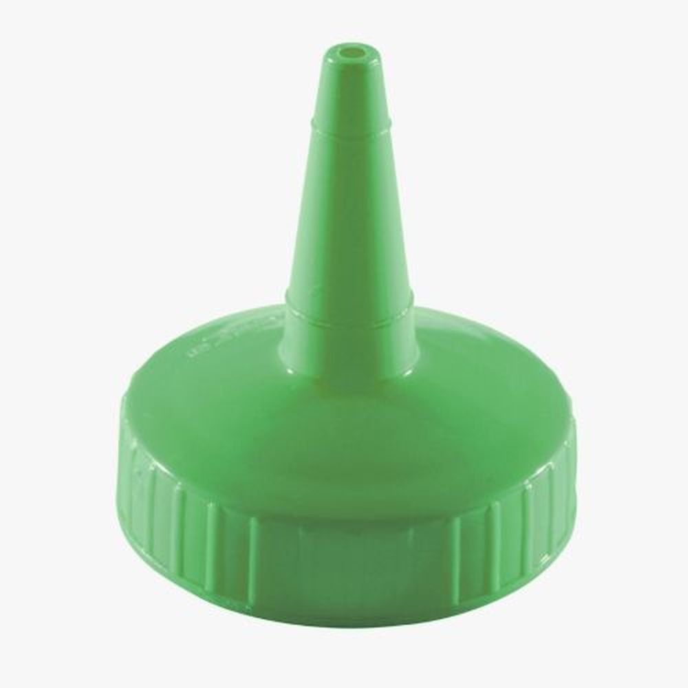 Vollrath 2813-191 Traex Vista Green Single Tip Replacement Cap For Squeeze Dispenser